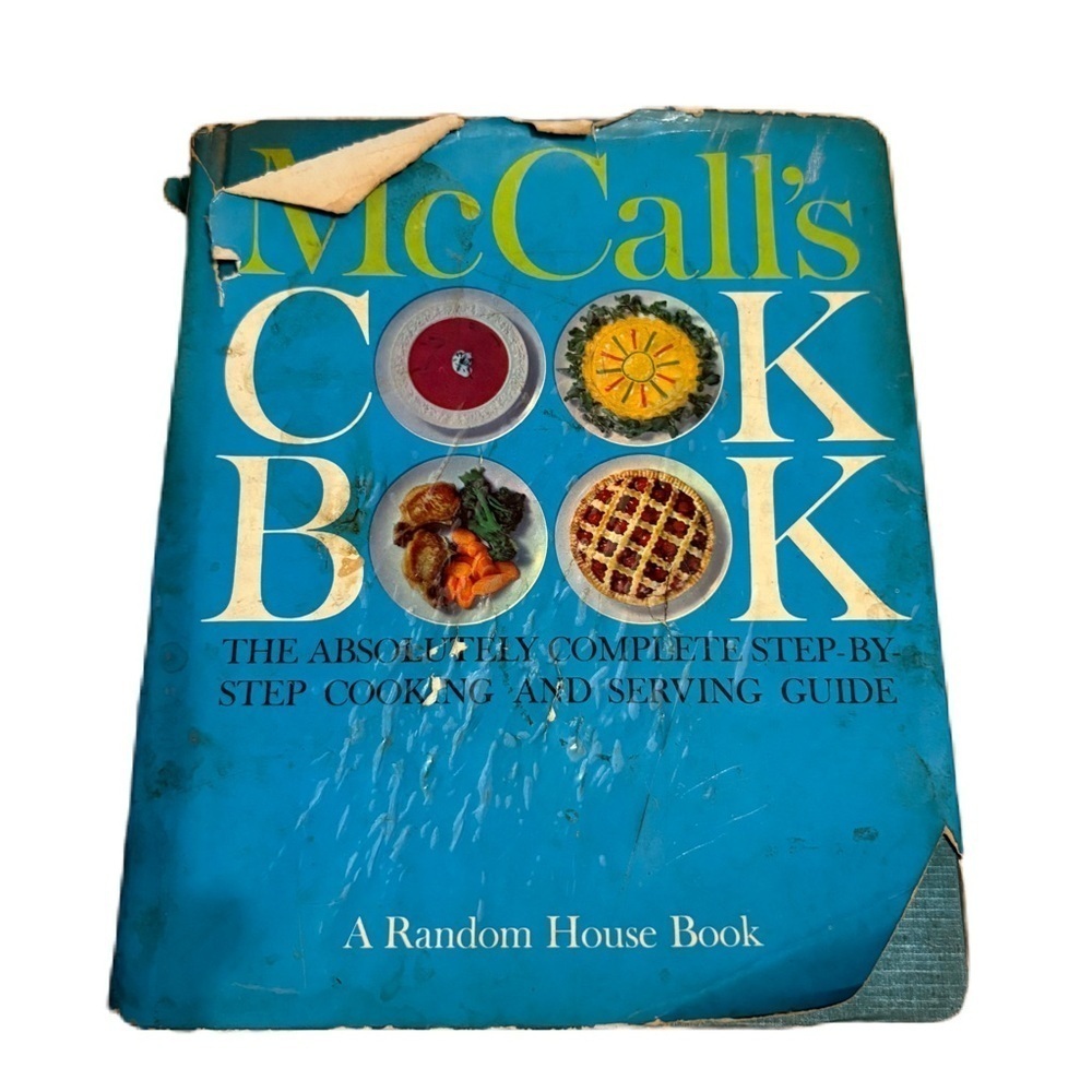 1963 1st FIRST PRINTING McCALL's COOK BOOK Blue Hardcover Vintage Cookbook